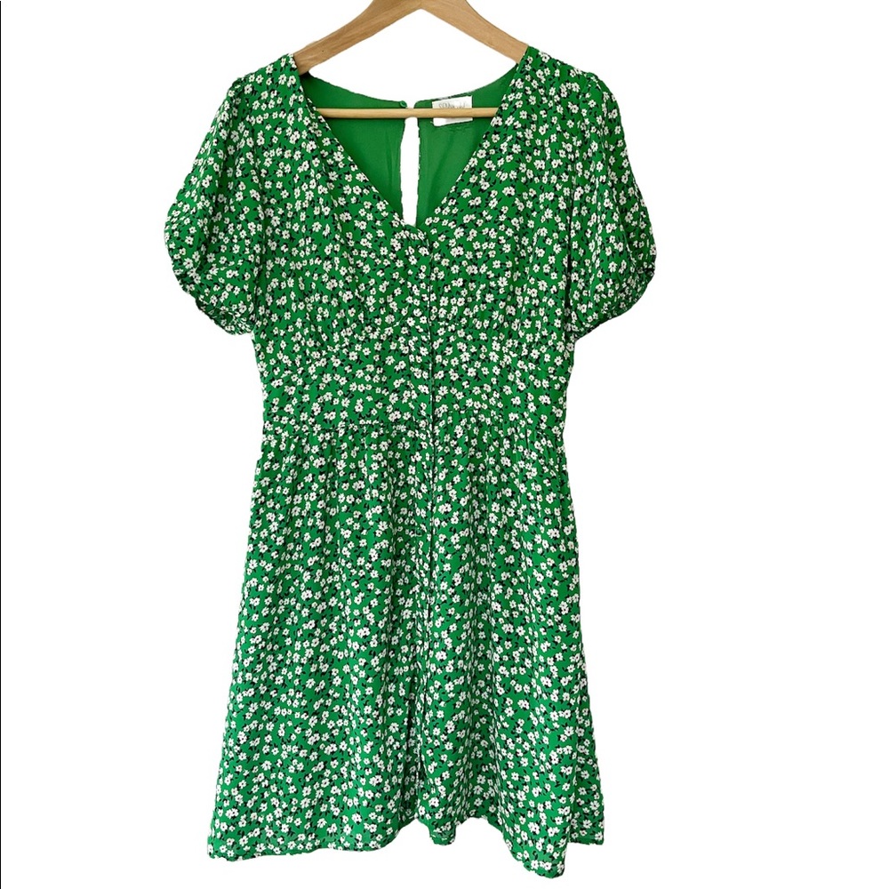 Sienna Sky Green Floral Dress